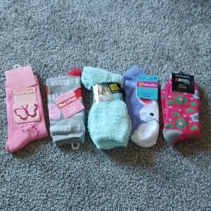 5 New Pairs Assorted Women's Socks